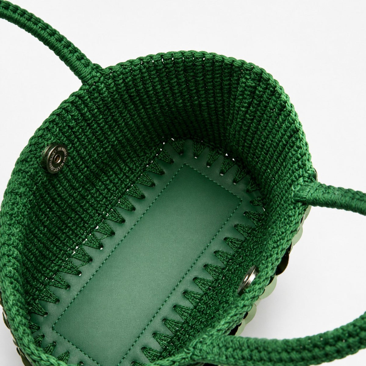 Emerald Cascade Handmade Bag