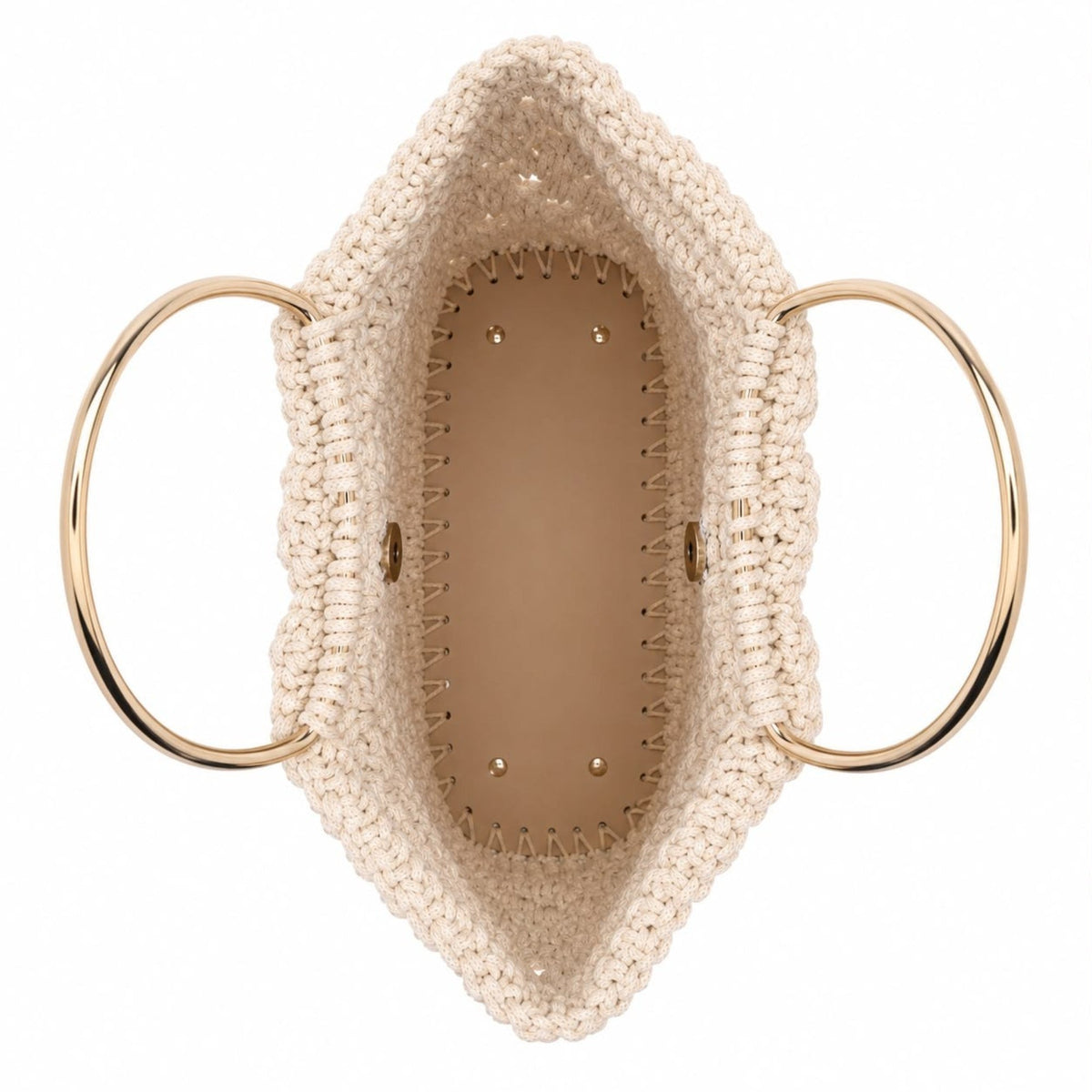 Ivory Bloom Handmade Handbag