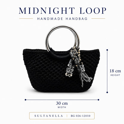 Midnight Loop Handmade Handbag
