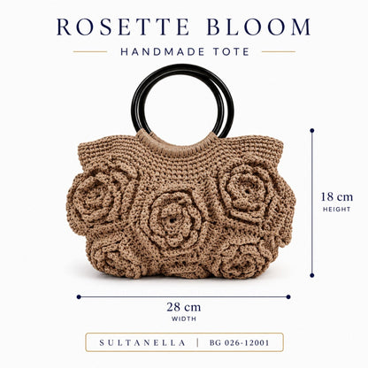 Rose Bloom Handmade Handbag